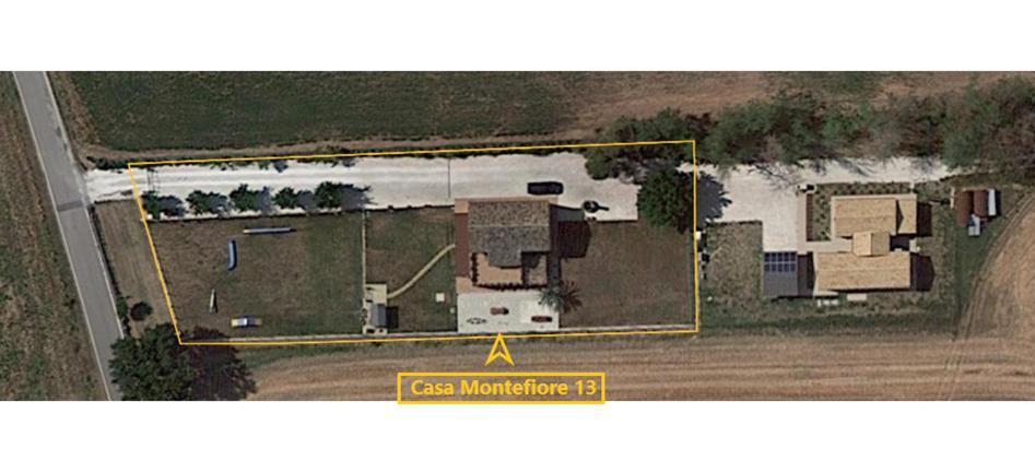 Casa Montefiore 13 Girasoli LT nella tranquilla campagna Marchigiana Ancona Esterno foto